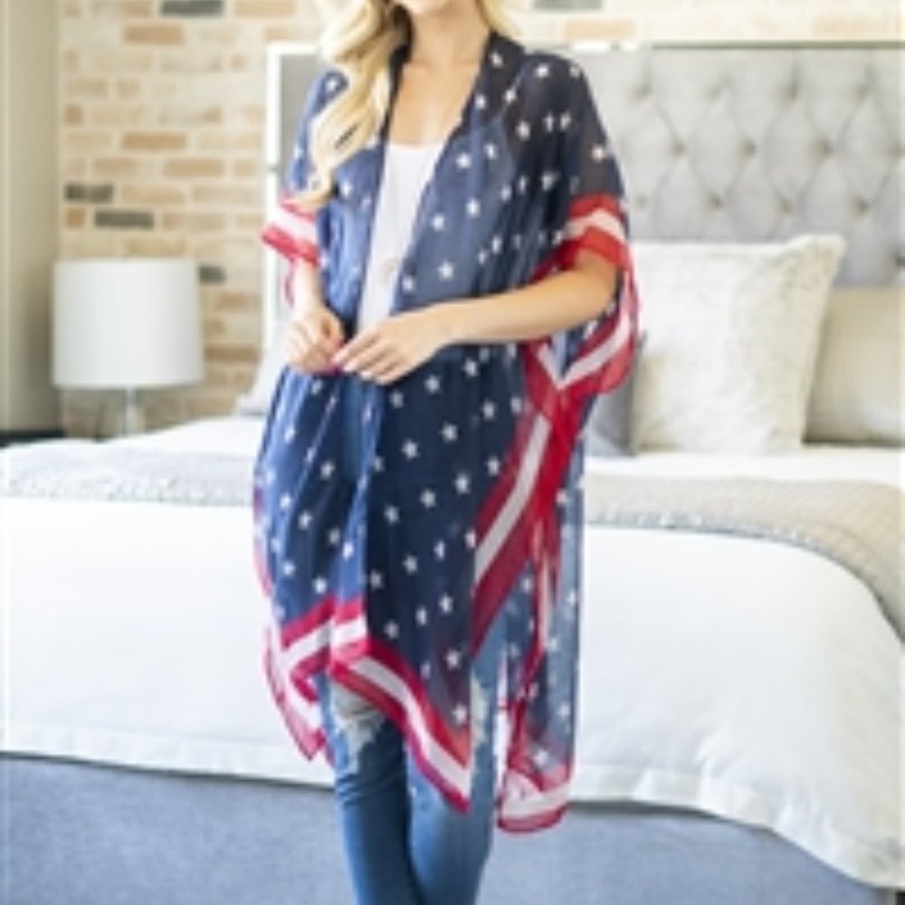 USA Flag Kimono